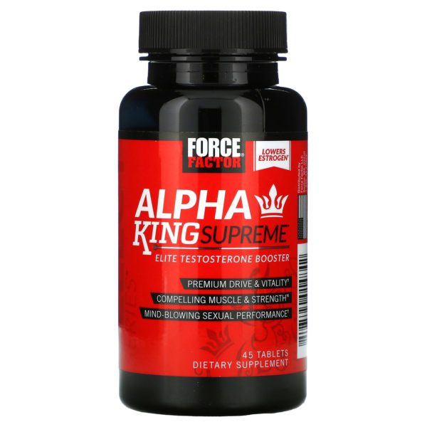 Force Factor, Alpha King Supreme, Elite Testosterone Booster, 45 Tablets - Imagen 3