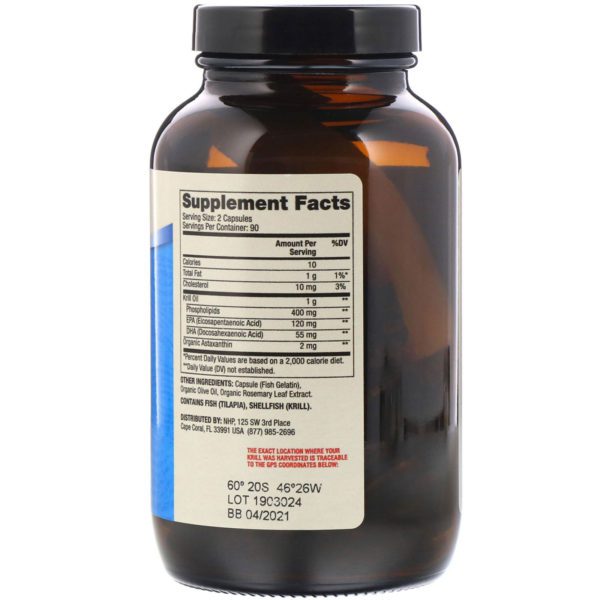Dr. Mercola, Aceite de krill antártico, 180 cápsulas - Imagen 2