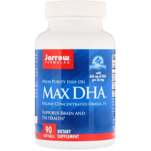 Jarrow Formulas, Max DHA, 90 cápsulas blandas