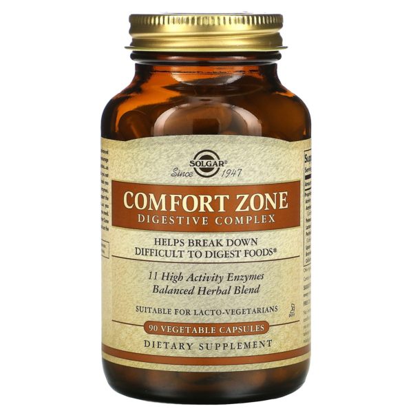 Solgar, Comfort Zone Digestive Complex, 90 Vegetable Capsules - Imagen 3