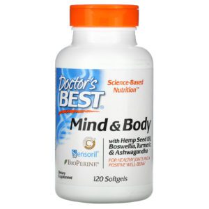 Doctor's Best, Mente y cuerpo, 120 cápsulas blandas