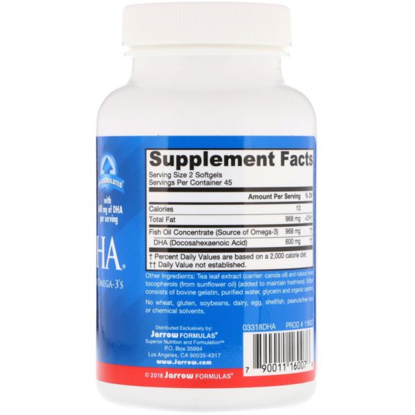 Jarrow Formulas, Max DHA, 90 cápsulas blandas - Imagen 2