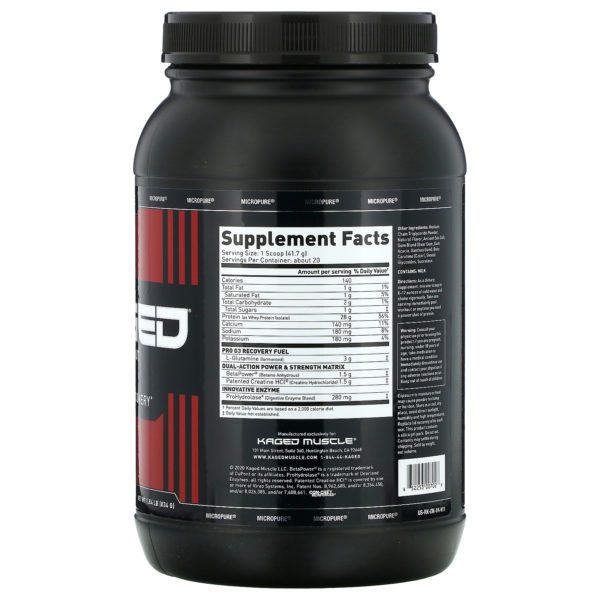 Kaged Muscle, Re-Kaged, Premium Post-Workout, Orange Kream, 1.84 lb (834 g) - Imagen 2