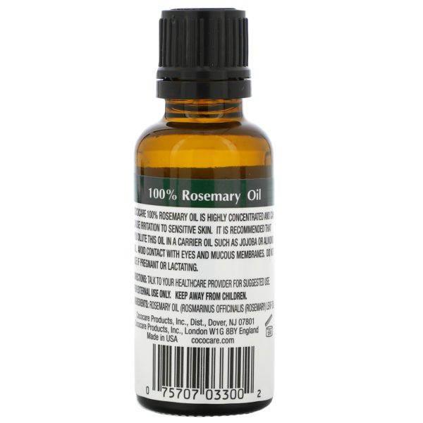 Cococare, Aceite de romero 100 %, 30 ml (1 oz. líq.) - Imagen 2