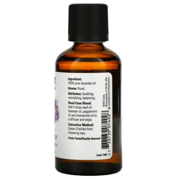 Now Foods, Aceites Esenciales, Lavanda, 2 fl oz (59 ml) - Imagen 2
