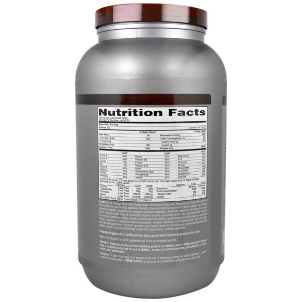 Isopure, Proteína en polvo con café, Expreso, 3 lb (1361 g) - Imagen 2