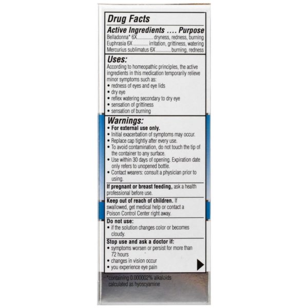 Similasan, Alivio completo para los ojos, gotas oftálmicas estériles, 0.33 fl oz (10 ml) - Imagen 2