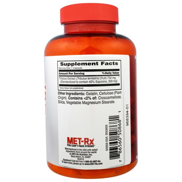 MET-Rx, Tribulus 750, 90 cápsulas - Imagen 2