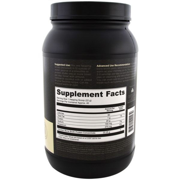 Dr. Axe / Ancient Nutrition, Proteína de caldo de hueso, pura, 31.4 oz (890 g) - Imagen 2