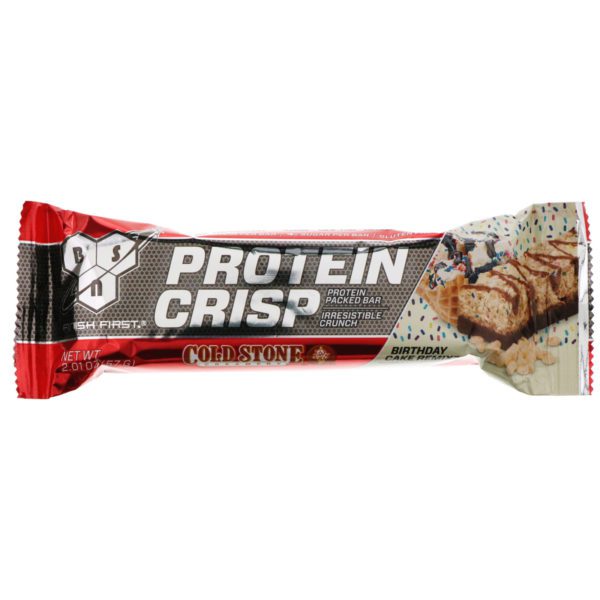 BSN, Protein Crisp, Remix pastel de cumpleaños, 12 barritas, 2.01 oz (57 g) cada una - Imagen 4