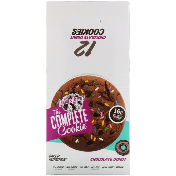 Lenny & Larry's, The COMPLETE Cookie, Chocolate Donut, 12 Cookies, 4 oz (113 g) Each - Imagen 2
