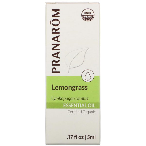 Pranarom, Essential Oil, Lemongrass, .17 fl oz (5 ml) - Imagen 2