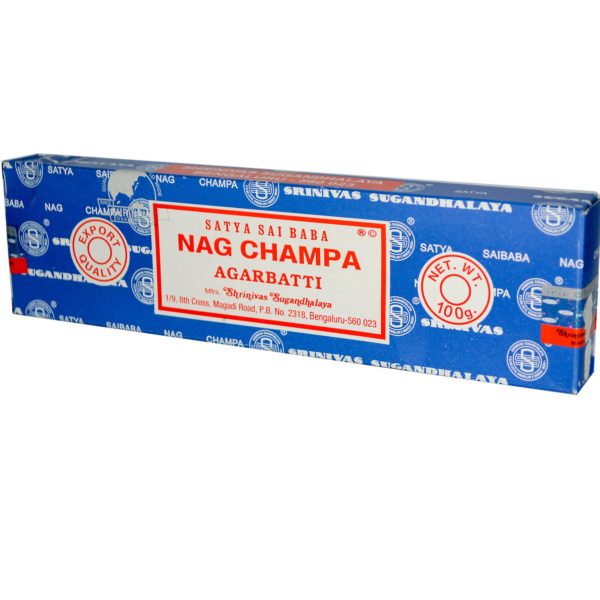 Sai Baba, Satya, Nag Champa, Palillos del incienso Agarbatti, 100 g