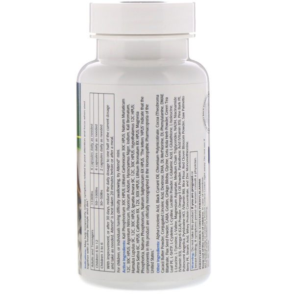 Vaxa International, Attend, 60 cápsulas - Imagen 2