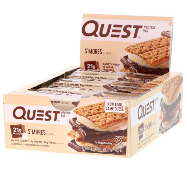 Quest Nutrition, Barra de Proteína, Sabor de Pastelitos, 12 Barras, 2.12 (60 g) Cada una