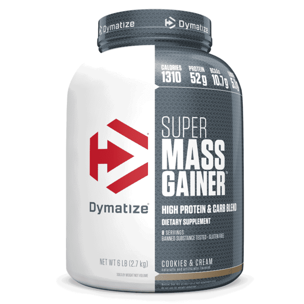 Dymatize Nutrition, Super Mass Gainer, galletas con crema, 6 lbs (2,7 kg)