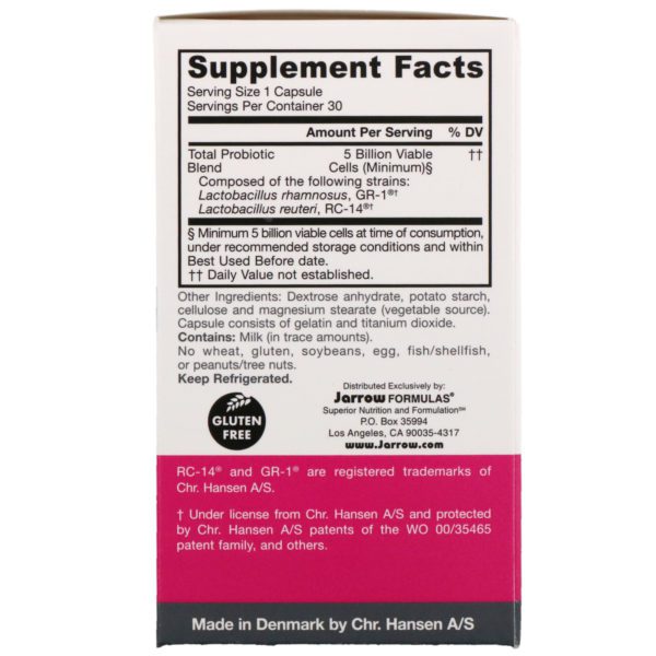 Jarrow Formulas, Women's Fem Dophilus, 30 cápsulas - Imagen 2