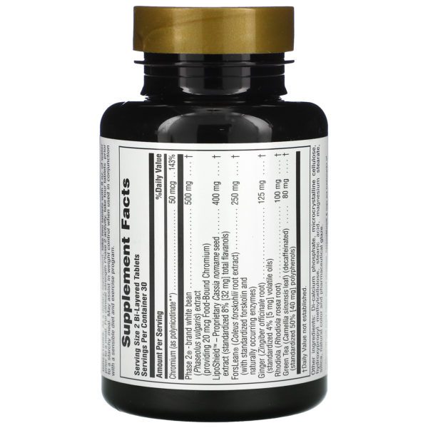 Nature's Plus, Suplemento ultraquemador de grasas, 60 comprimidos bicapa - Imagen 2