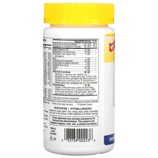 Super Nutrition, SimplyOne, Hombres, Multivitaminas Triple Poder, Sin hierro, 90 tabletas - Imagen 3