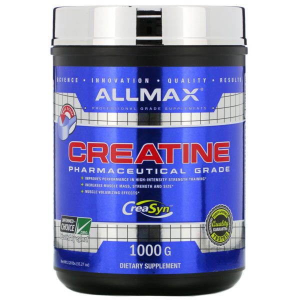 ALLMAX Nutrition, Creatine Powder, 100% Pure Micronized Creatine Monohydrate, Pharmaceutical Grade Creatine, 1000 g