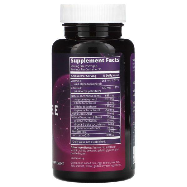 MRM, Nutrition, Complete E, 60 Softgels - Imagen 2