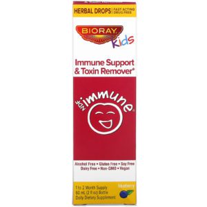 Bioray, Kids, Immune Support & Toxin Remover, Blueberry Flavor, 2 fl oz (60 ml)