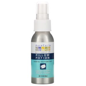 Aura Cacia, Rocío, poción para la almohada de Soluciones esenciales, 2 oz fluidas (59 ml)