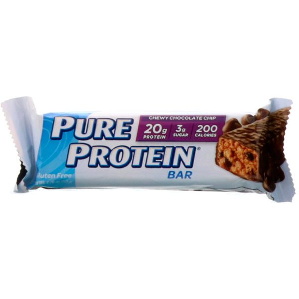 Pure Protein, Barra masticable de chispas de chocolate, 6 barras, 1.76 oz (50 g) c/u - Imagen 4