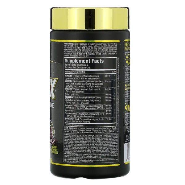 ALLMAX Nutrition, TestoFX, 90 Capsules - Imagen 2