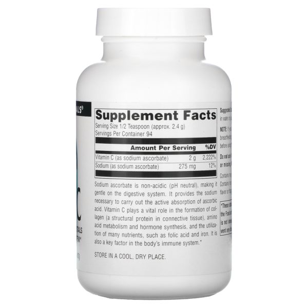 Source Naturals, Vitamina C, 226,8 g (8 oz) - Imagen 2