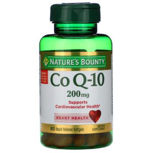 Nature's Bounty, Co Q-10, 200 mg, 80 cápsulas blandas de liberación rápida