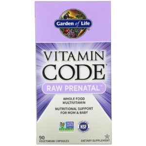 Garden of Life, Vitamin Code, RAW Prenatal, 90 Vegetarian Capsules