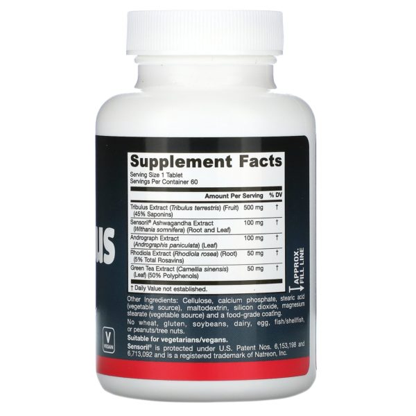 Jarrow Formulas, Complejo de Tribulus, 60 comprimidos - Imagen 2