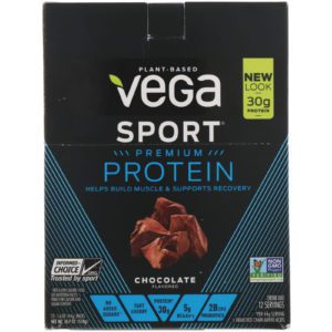 Vega, Protein, Chocolate, 12 Pack, 1.6 oz (44 g) Each