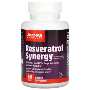 Jarrow Formulas, Resveratrol Synergy, 60 comprimidos