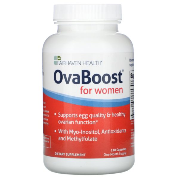 Fairhaven Health, OvaBoost para mujeres, 120 cápsulas