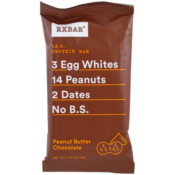 RXBAR, Protein Bar, Peanut Butter Chocolate, 12 Bars, 1.83 oz (52 g) Each - Imagen 4