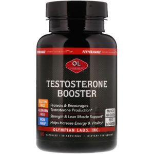 Olympian Labs, Nutrición para Deportes de Rendimiento, Potenciador de Testosterona, 60 Cápsulas