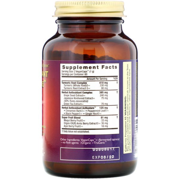 HealthForce Superfoods, Antioxidant Extreme, Version 9.1, 120 VeganCaps - Imagen 2