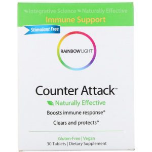 Rainbow Light, Recetable de Salud, Contra Ataque, Active la Salud Inmune, 30 Tabletas