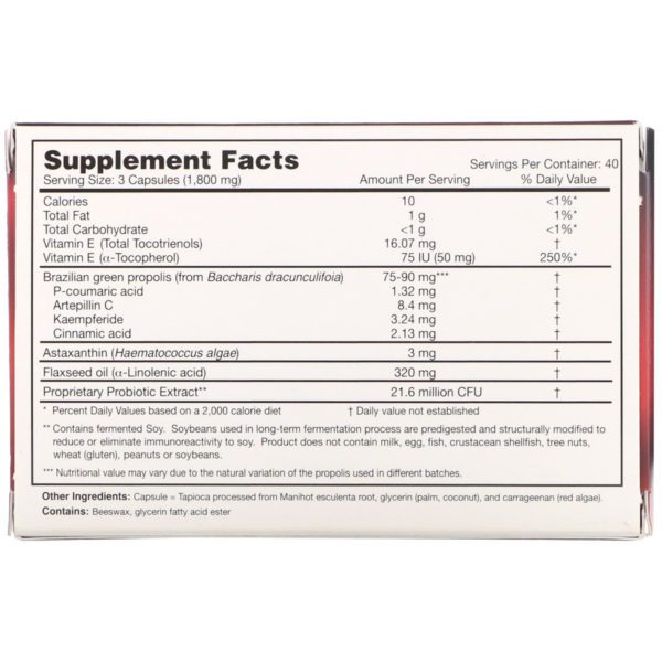 Dr. Ohhira's, Propolis Plus, 120 cápsulas - Imagen 2