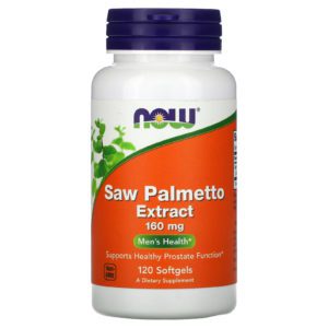 Now Foods, Extracto de palma enana, 160 mg, 120 cápsulas blandas
