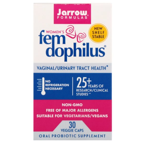Jarrow Formulas, Fem Dophilus para mujeres, 30 Cápsulas vegetales