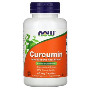 Now Foods, Curcumina, 60 cápsulas vegetales