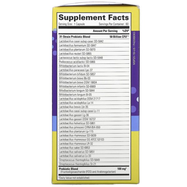 InnovixLabs, Multi-Strain Probiotic, 50 Billion, 60 Delayed-Release Capsules - Imagen 2