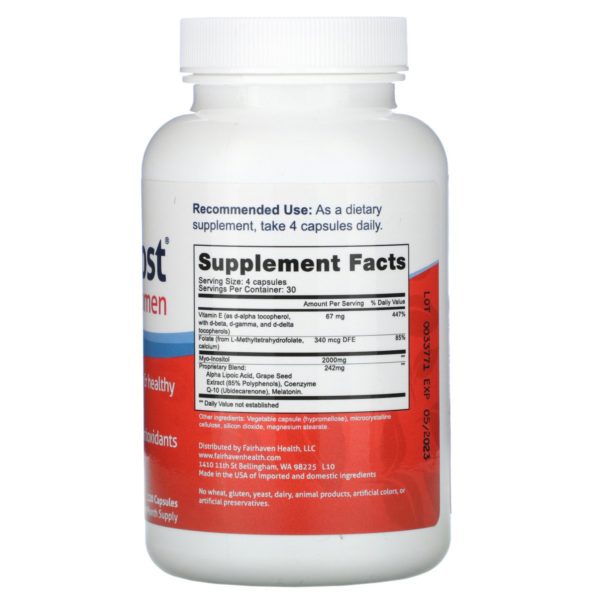 Fairhaven Health, OvaBoost para mujeres, 120 cápsulas - Imagen 2