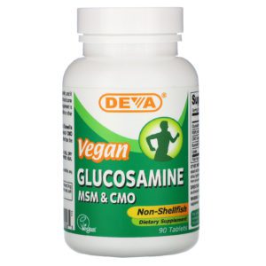 Deva, Glucosamina vegana con MSM y CMO, 90 comprimidos