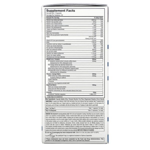 Hydroxycut, Platinum, 60 cápsulas de liberación rápida - Imagen 2