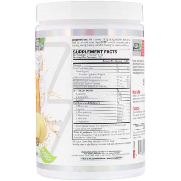 ProSupps, Hydro BCAA, Té de Texas, 15.6 oz (441 g) - Imagen 2