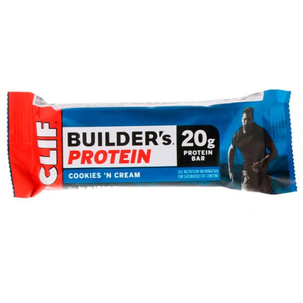 Clif Bar, Builder's Protein Bar, Cookies N' Cream, 12 Bars, 2.40 oz (68 g) Each - Imagen 4